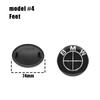 For BMW 1 Se E88 1PCS 74mm 82mm Car Front Grille Decorative Front Cover Badge Accessories for BMW E30 E38 E39 E46 E60 E61 E90 X1 X3 X4 X5 X6 E70