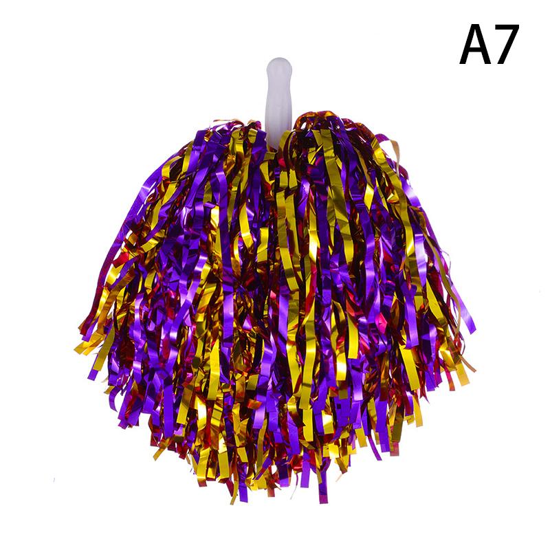 Dance Sports Match Supplies And Vocal Concert Decorator Cheerleading Cheering Flower Ball Pom Poms