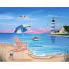 New 5D DIY Diamond Painting Sea View Diamond Embroidery Lighthouse Cross Stitch Full Round Drill Home Decor Manual Gift