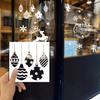 8/12/16pcs Christmas Painting Templates Stencils Xmas Tree Balls Snowflake Pattern DIY Craft Gift Boxes Walls Floor Art Painting
