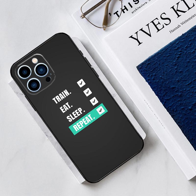 Gym Fitness Bodybuilding Case For iPhone 17 Air 15 14 11 16 Pro Max 13 12 Mini 15 16 Plus 16e Funda Silicone Cover