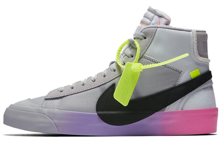 Nike Блейзер Мид Off White Серый Волк Серена Королева AA3832-002