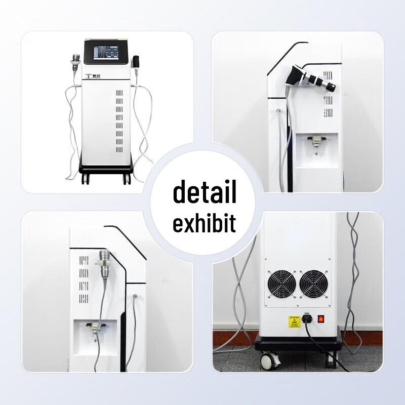 Haomeng Pneumatic Ballistic Shockwave Therapy Massager CN plug (adapter included)