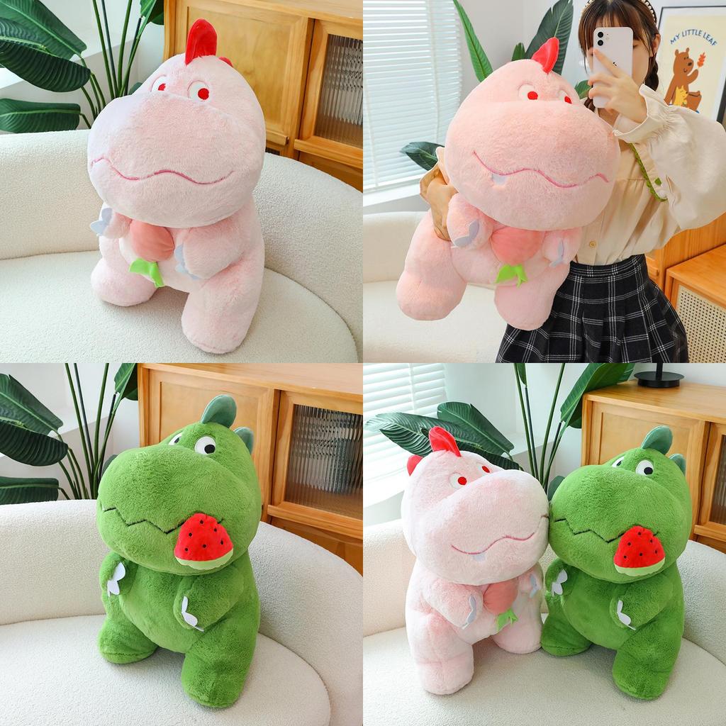 Cute Dinosaur Plush Toy Creative Couple Dolls Stuffed Animal Lovely Doll Kids Pillow Wholesale Birthday Gift Characters)