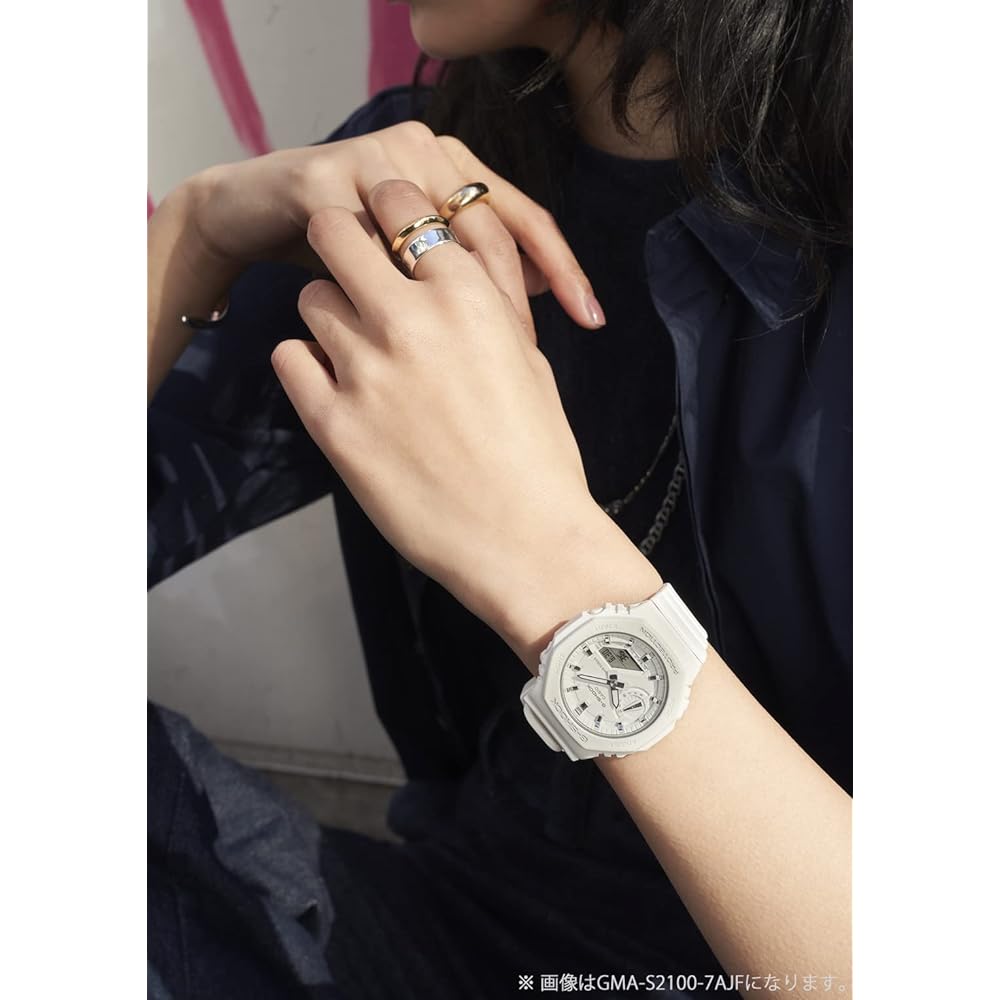 Часы Casio G-Shock [Официальный японский продукт] Модель среднего размера GMA-S2100-1AJF Унисекс Для взрослых Черный