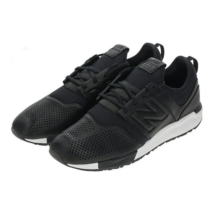 New Balance 247 Кожа 'Черный' (унисекс) Черные беговые кроссовки MRL247VE