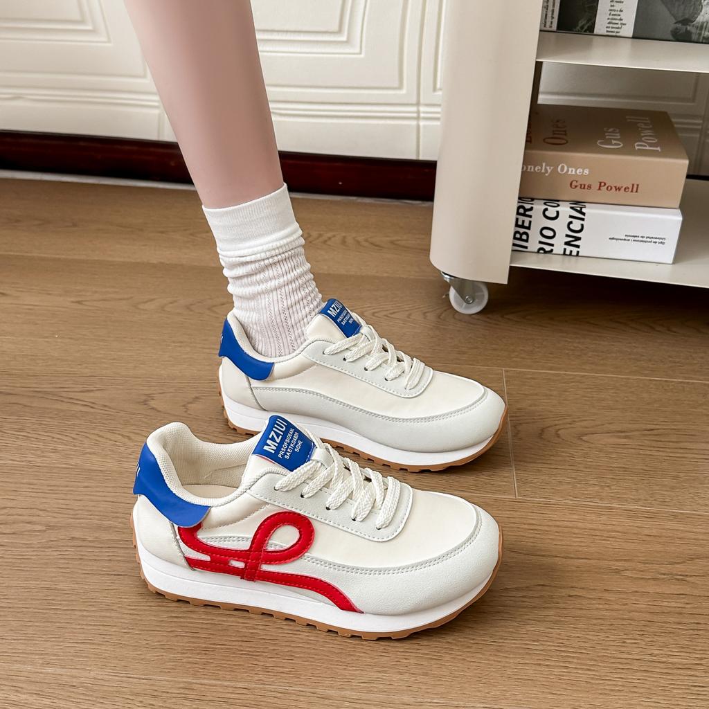 Forrest Gump Shoes Women's 2025 Spring and Summer New Trendy Little White Shoes Retro Versatile Breathable Sports Casual Moral Training Shoes
