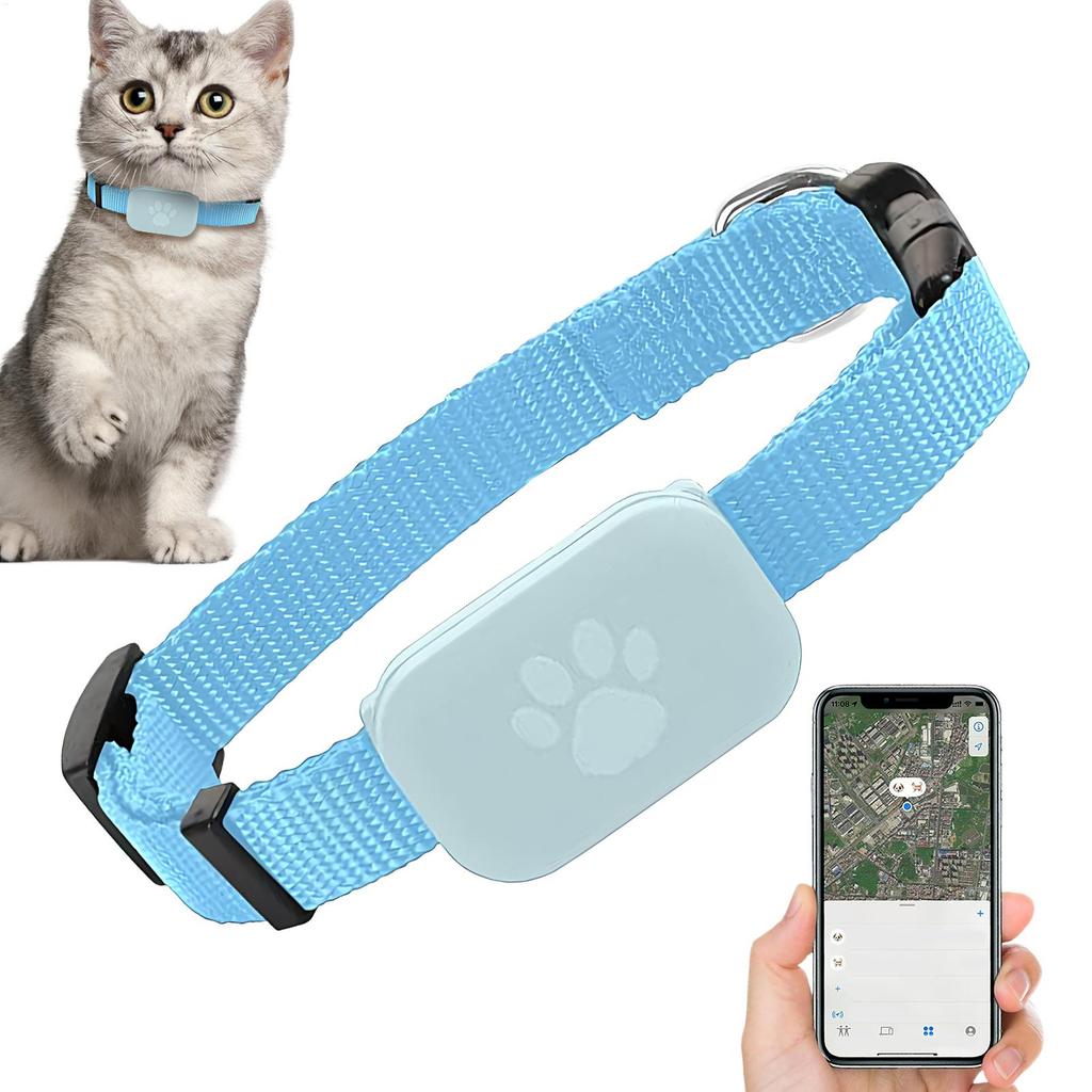 Cats Kitten Tracking Collar Safety Protection Long-Lasting Battery Pet Cat Locate Supplies for Medium Large Puppy