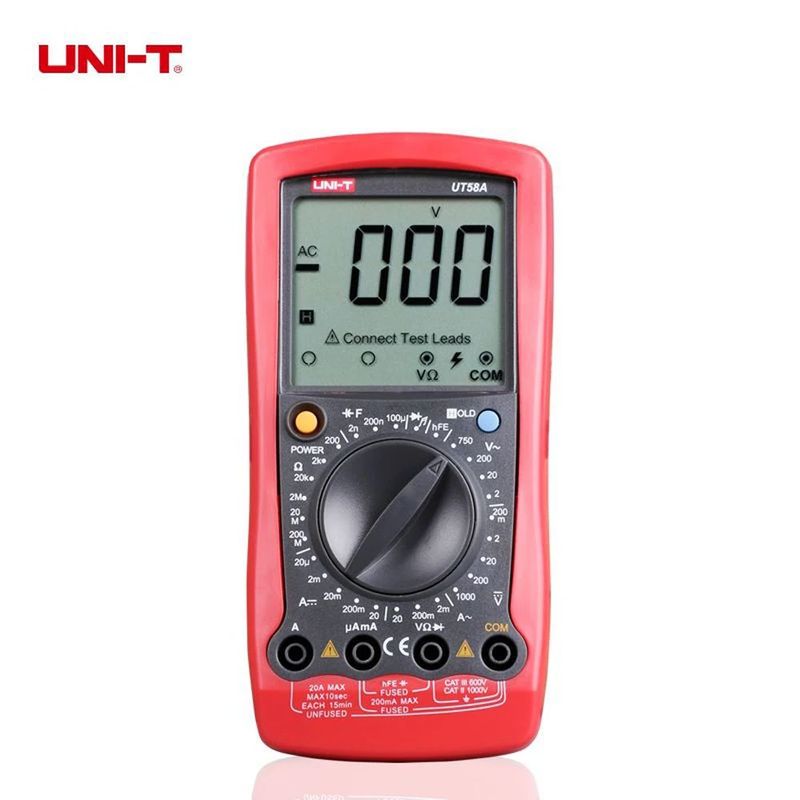 UNI-T UT58A UT58B UT58C UT58D UT58E Профессиональный цифровой мультиметр Высокоточный многофункциональный электрический измерительный инструмент
