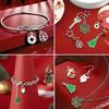 20PCS Christmas Multi-element Pendant Bracelet Ornament Keychain Alloy Creativity DIY Gift Accessories