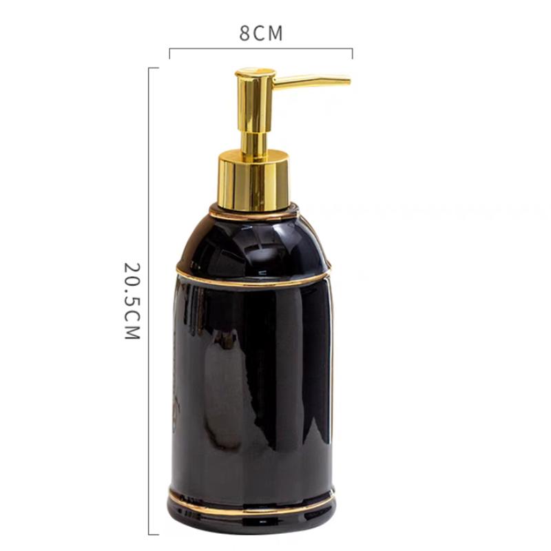 Керамическая бутылка для жидкого мыла Дозатор для мыла Контейнер для мыла Насос для мыла Дозатор для мыла Заправляемая бутылка для мыла
