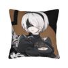 Nier Automatas Pillow Cover Design Cushion Cover Cute Funny Pillow Case For Sofa Bedroom Home Decor