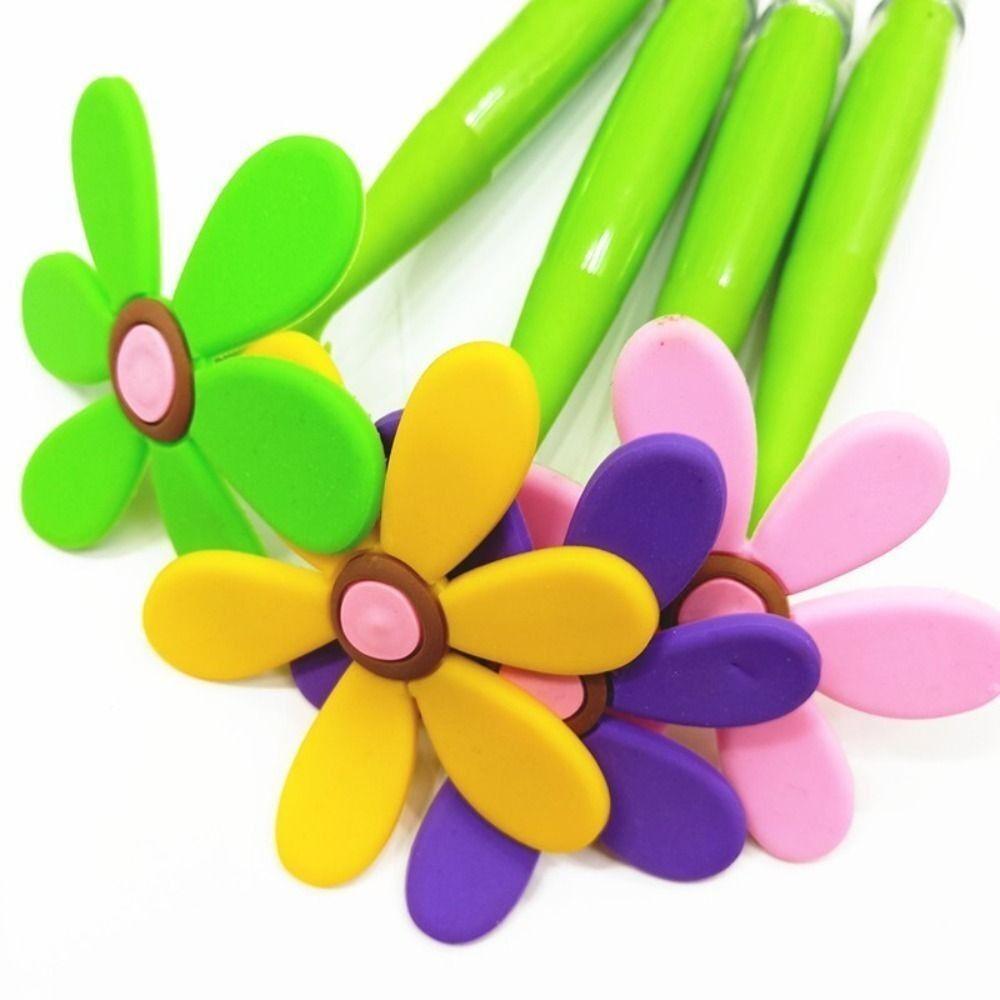 Plastic Sunflower Bonsai Ballpoint Pen Cartoon Ballpoint Pen New Writing Signing Pen