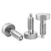 Quick-Release Locking Pins for M8 Stainless Steel Hand Retractable Spring Plungers with Knurled Handles