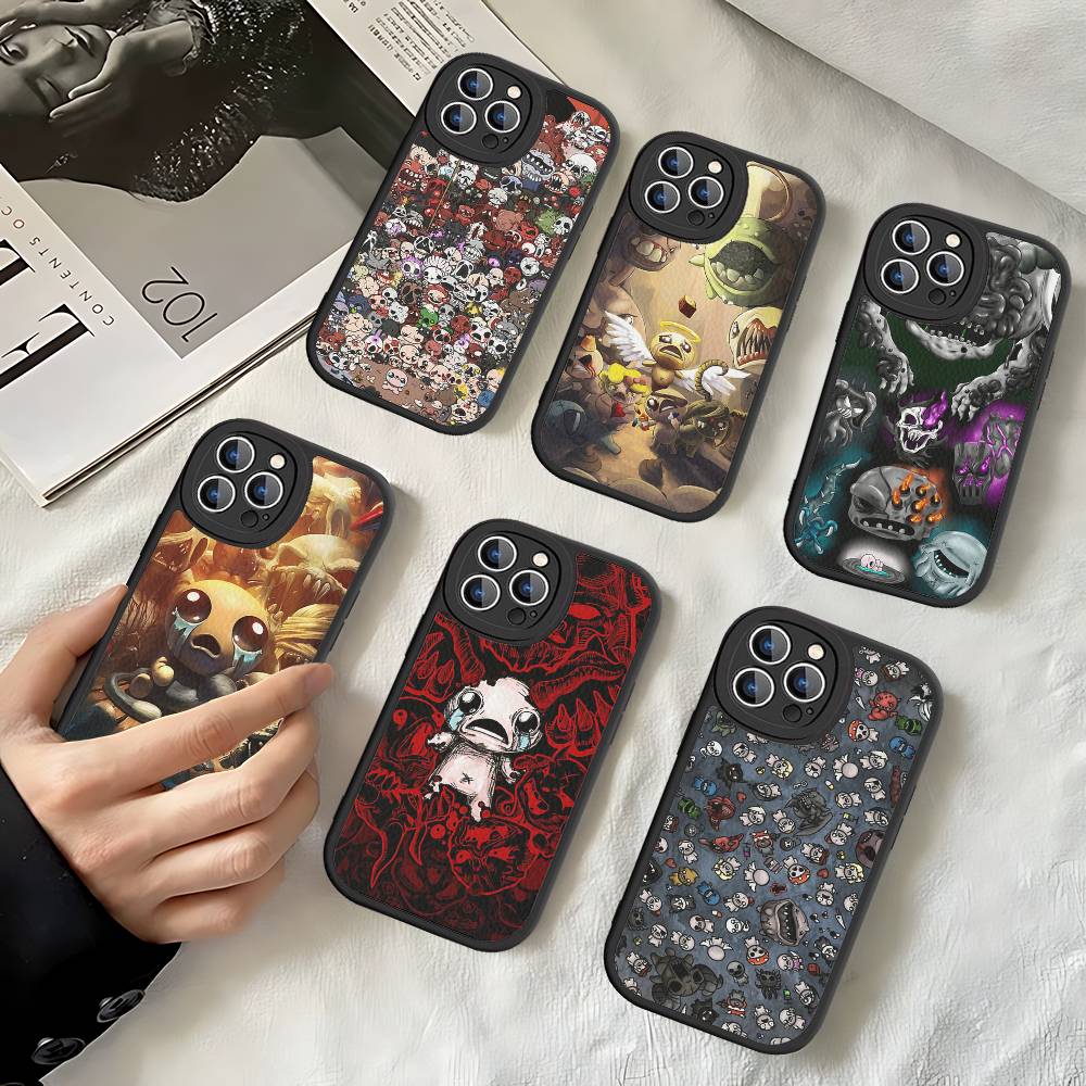 Игра The Binding Of I-Isaac Для IPhone 16 15 14 13 12 11 Pro Max Plus Ударопрочный Кожаный Мягкий Чехол для Телефона