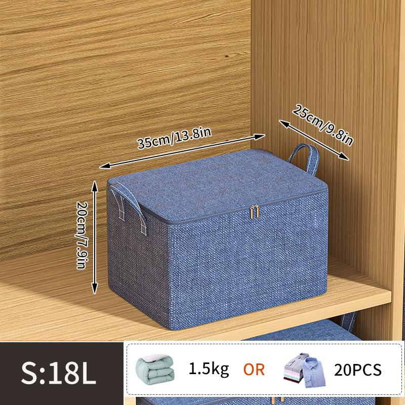 Складной органайзер для одежды, сумка для хранения одежды, вместительный органайзер для шкафа, контейнер для хранения, ящик для хранения с ручкой