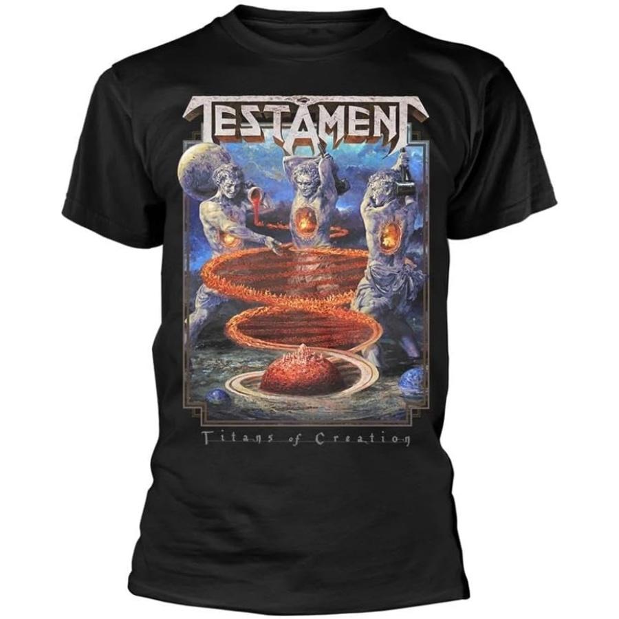 Футболка Plastichead Testament Логотип группы Titans of Creation Новая Официальная Мужская Черная Размер M