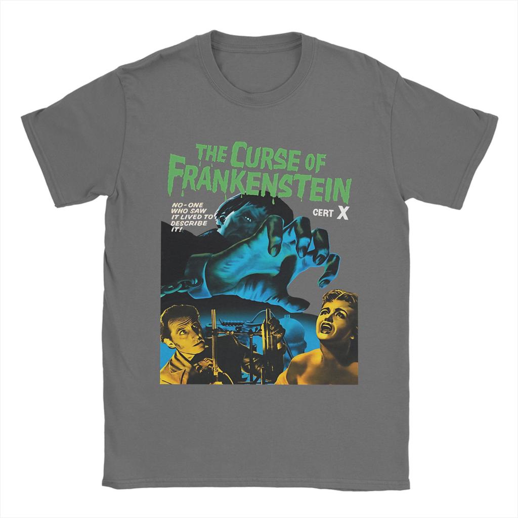 Men Women's The Curse of Frankenstein T Shirt  Pure Cotton Clothes Funny Short Sleeve Round Collar Tee Shirt 4XL 5XL 6XL T-Shirt