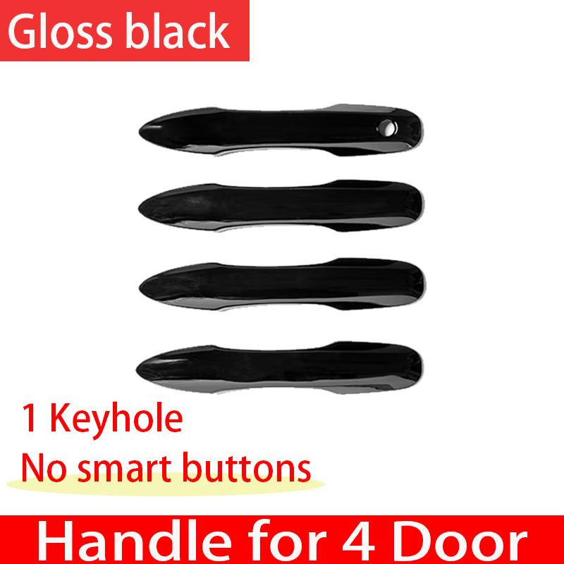 Глянцевый черный для Toyota Harrier Venza XU80 IV MK4 2022, аксессуары, дверные ручки, внешняя крышка, автомобильные аксессуары