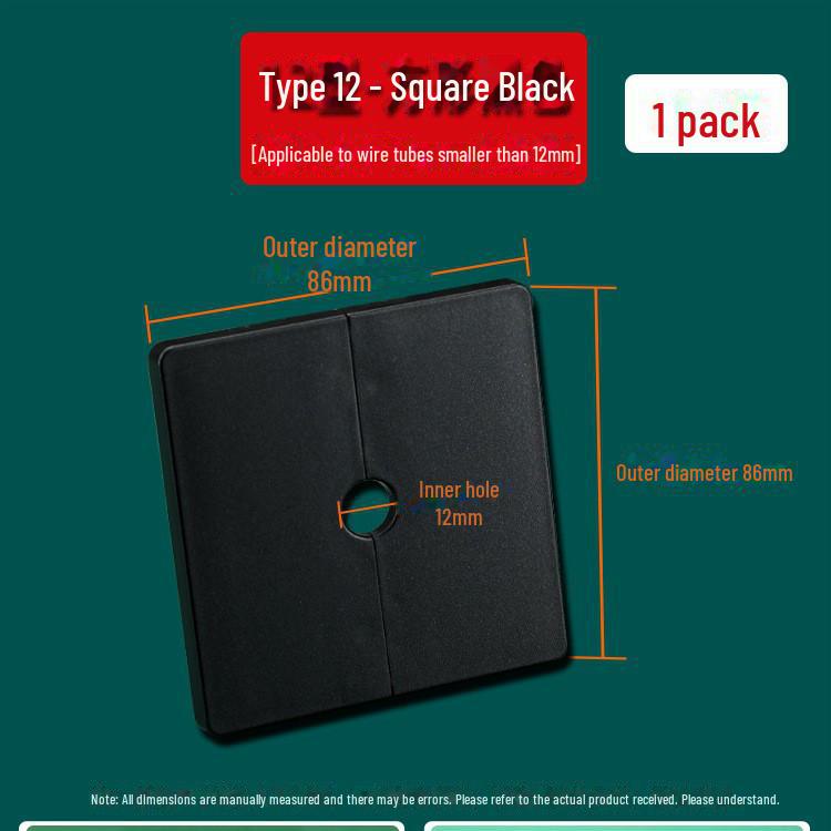 «Декоративная заглушка для отверстий в стене для труб кондиционера и крана»