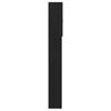 Washing Machine Cabinet Black Oak Look 64 x 25.5 x 190 cm