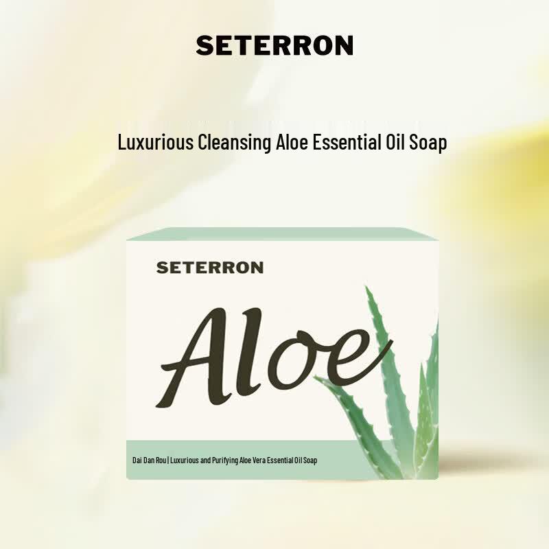 Мыло с эфирным маслом алоэ вера SETERRON