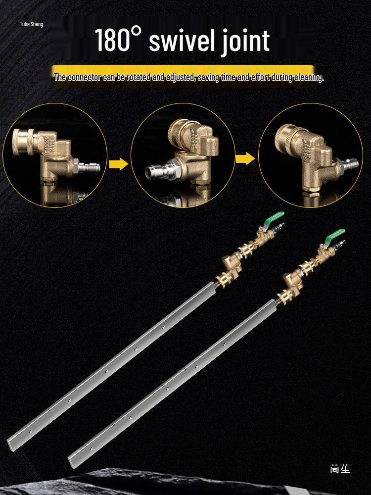 Multi-Purpose No-Disassembly Cleaning Tool for Water Tanks and Radiators