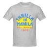 Thrilla In Unisexila Philippines 1975 Couple Style Tshirt Sweetcool Vibe Fine Workunisexship Short Sleeve