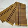 Used Kimono+one Kimonoarisa Almost Unused Authentic Kihachijo Hand Woven and Dyed with Plants Wonderful Half-width Obi Pure Silk 321.5cm Half-width