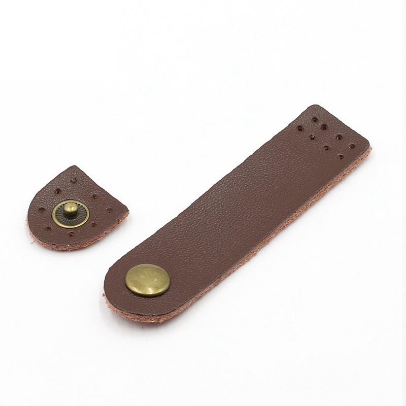 Buckle Latch Leather Tip Buckle Leather Buckle Accessories Bag Lock Latch Suitcases Latch DIY Accessorie