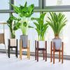 Adjustable Plant Stand, Bamboo Indoor Plants Stands, Corner Flower Holder for Living Room, Fits 19cm To 27cm Pots