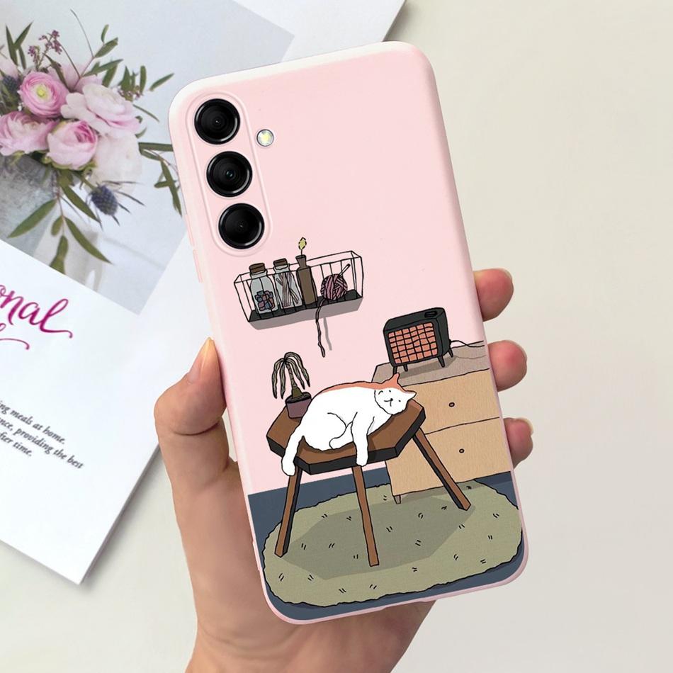 Чехол для телефона Samsung Galaxy A25 5G Samsung A25 2023 SM-A25B Модный дизайн с луной Мягкая силиконовая задняя крышка