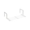 Ohe Вешалка для сушки одежды и полотенец, Белая, Прибл.. 46 см Длина x 30,5 см Ширина x 21 см Высота, HOS Раздвижная вешалка для полотенец, Вмещает 5 полотенец