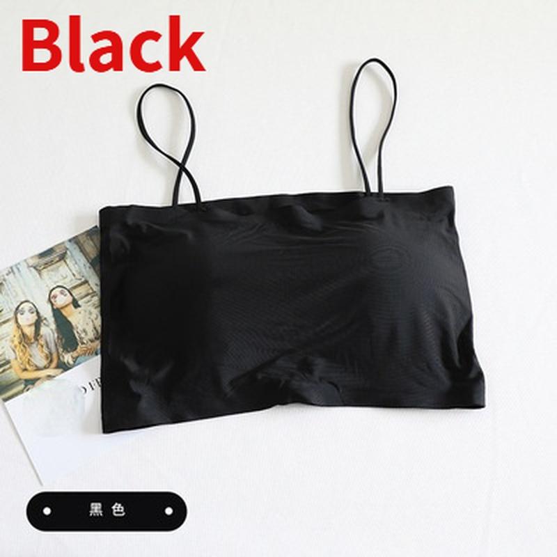Women Sling Tube Top Sexy Bra Top Breathable Wearing Underwear Strapless Blouse Tube Top EMA