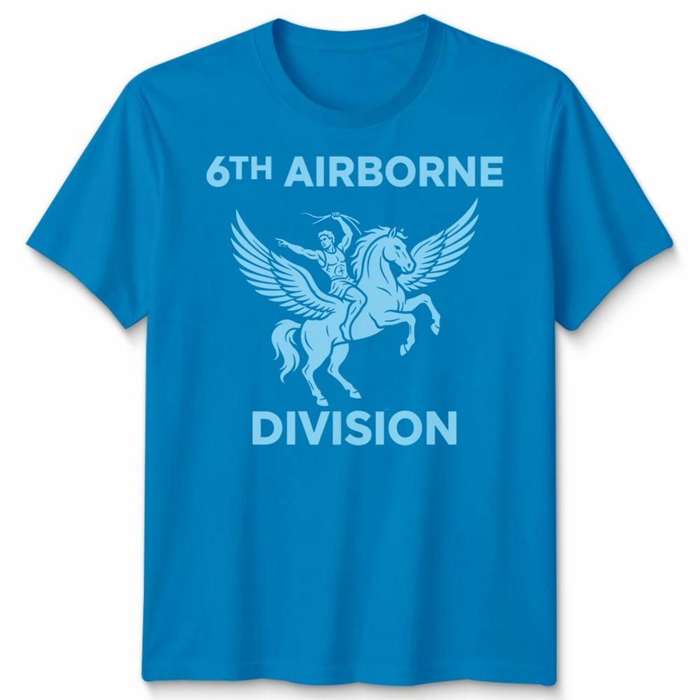 Unisex 6th Airborne Division T Shirt Pegasus Bridge D Day June 1944 Ww2 Norunisexdy