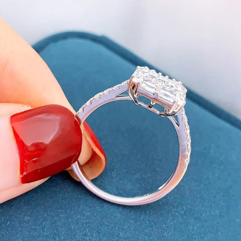 Европейские и американские бриллианты микро оправа циркон кольцо для женщин модное предложение руки аксессуары