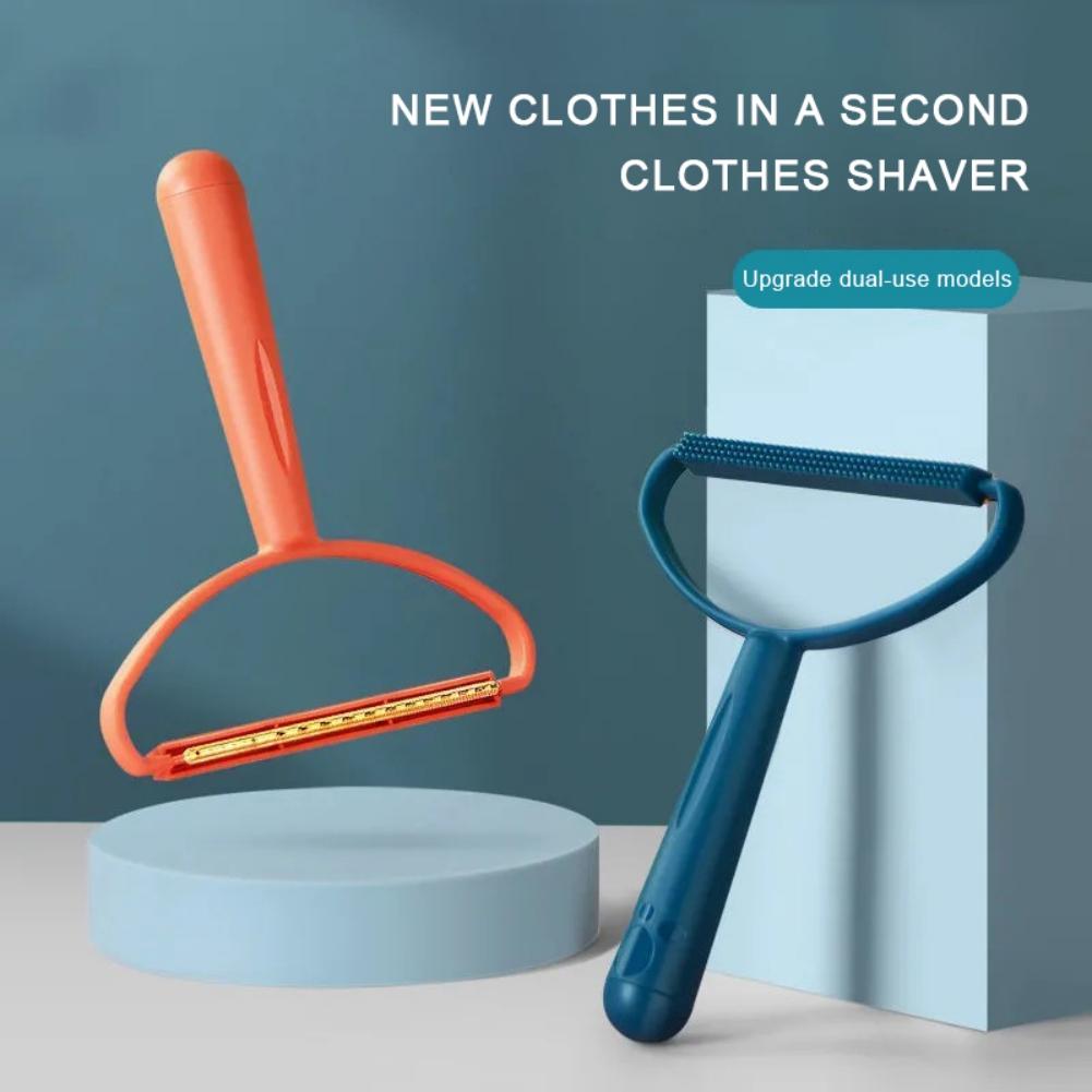 Портативный двухсторонний очиститель для удаления ворса и шерсти домашних животных