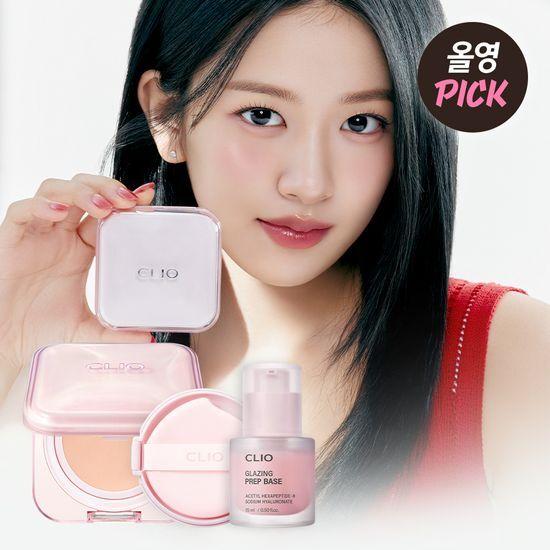 Clio Kill Cover Mesh Glow Essential Cushion (+База Prep 15 мл+Рефил 1 шт.)
