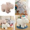 Hippo Toy Plush Stuffed Animal Dolls Sleeping Companion Kids Gifts Birthday