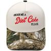 Diet Coke Embroidery Color Matching Truck Driver Baseball Cap Fun Men's and Women's Casual Shade Dad Hat