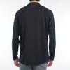 Golf Brushed FJ Embossed Print Long Sleeve Mock Neck Shirt Black [Footjoy] Men's