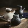 Large Ceramic Vinegar and Soy Sauce Bottle for Japanese Cuisine - Oil and Seasoning Container for Kitchen.