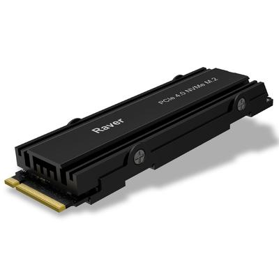 Raver Внутренний SSD 2 ТБ PCIe Gen4x4 NVMe 2280 с радиатором 3D NAND TLC Подтверждена работа с PS5 Авторизованный дилер RE4 5 лет гарантии производителя M.2
