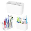 Настенный органайзер для зубных щеток, хранение, подставка для стакана для зубных щеток, ванная комната