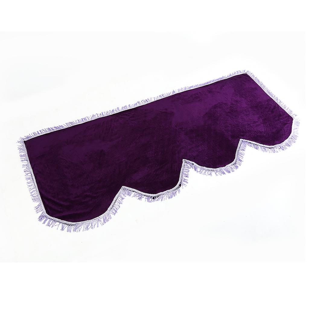 Плюшевый пылезащитный декорированный чехол для клавиатуры для 61 88-клавишного электронного пианино (Фиолетовая 88-клавишная)