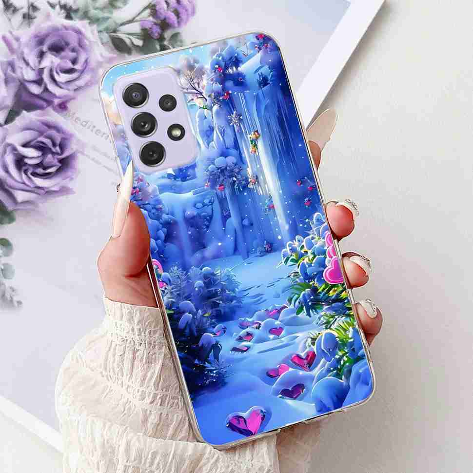 Модный чехол для Samsung Galaxy A72 Мягкий силиконовый TPU Чехлы для телефона для Samsung A 72 A72 4G 5G GalaxyA72 Задняя крышка