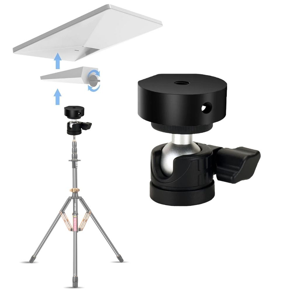 Aluminum Zinc Zinc Alloy 1/4 Screw Tripod Adapter Anti-loosening Bracket Fixing Adapter Mini4