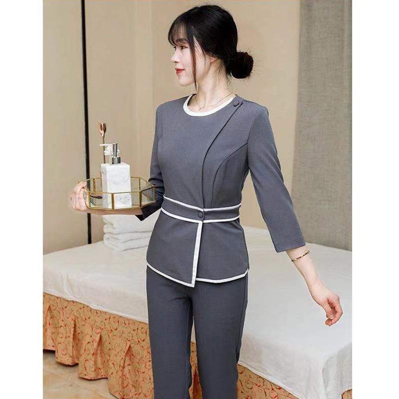 Women's Beauty Salon Technician Uniform - Professional Suit for Aesthetic Skin Management