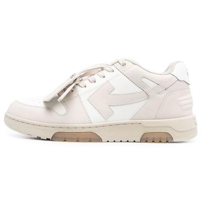 Кроссовки женские Out of Office бежево-белые кремовые OWIA259C99LEA003-6101