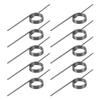 10 Pcs Spring Accessories Torsional Spring Replacement Parts Storage Bucket Trash Can Metal Wire Kitchen Cabinet Lid Universal